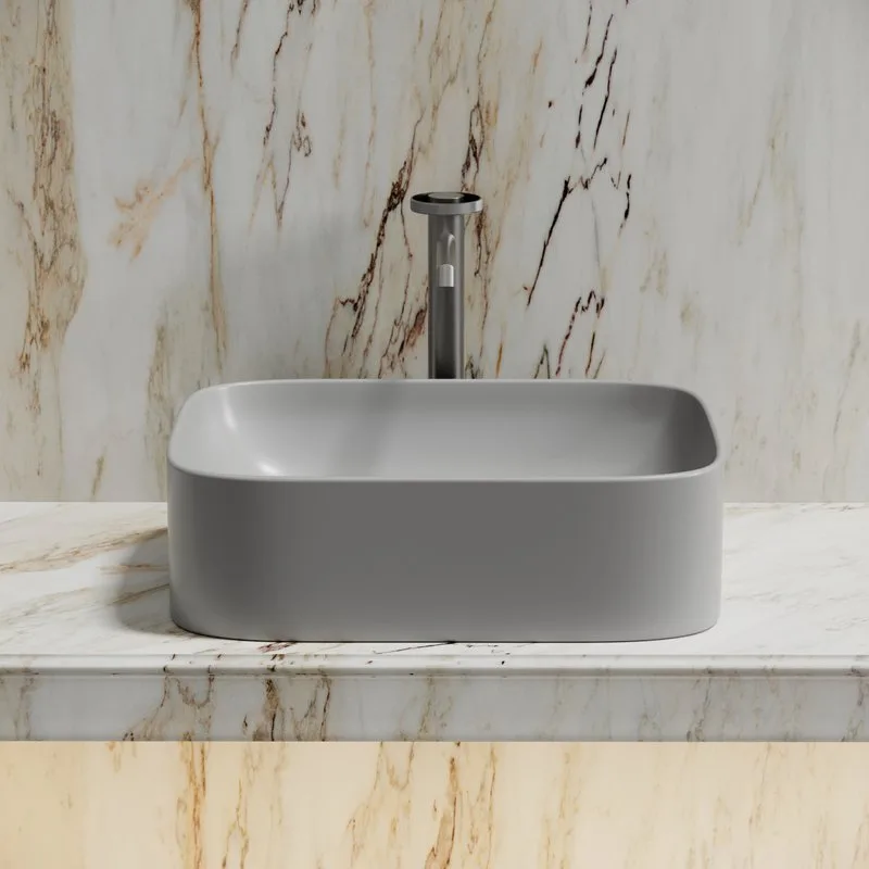 Раковина Ceramicanova Element CN6052MSG серая матовая Sancos — официальный сайт