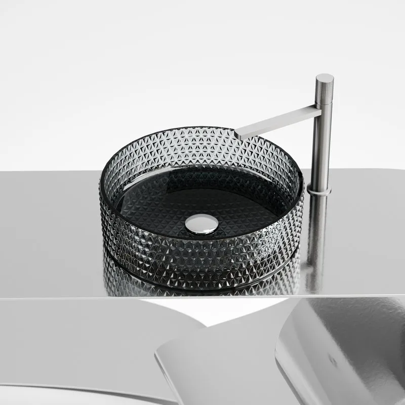 Раковина Ceramicanova Cristal CN6060 черная Sancos — официальный сайт