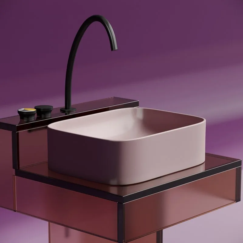 Раковина Ceramicanova Element CN6052MP розовая матовая Sancos — официальный сайт
