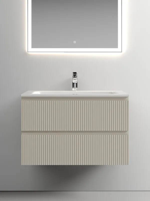 Тумба с раковиной Sancos Snob T 80 см, beige soft Sancos — официальный сайт