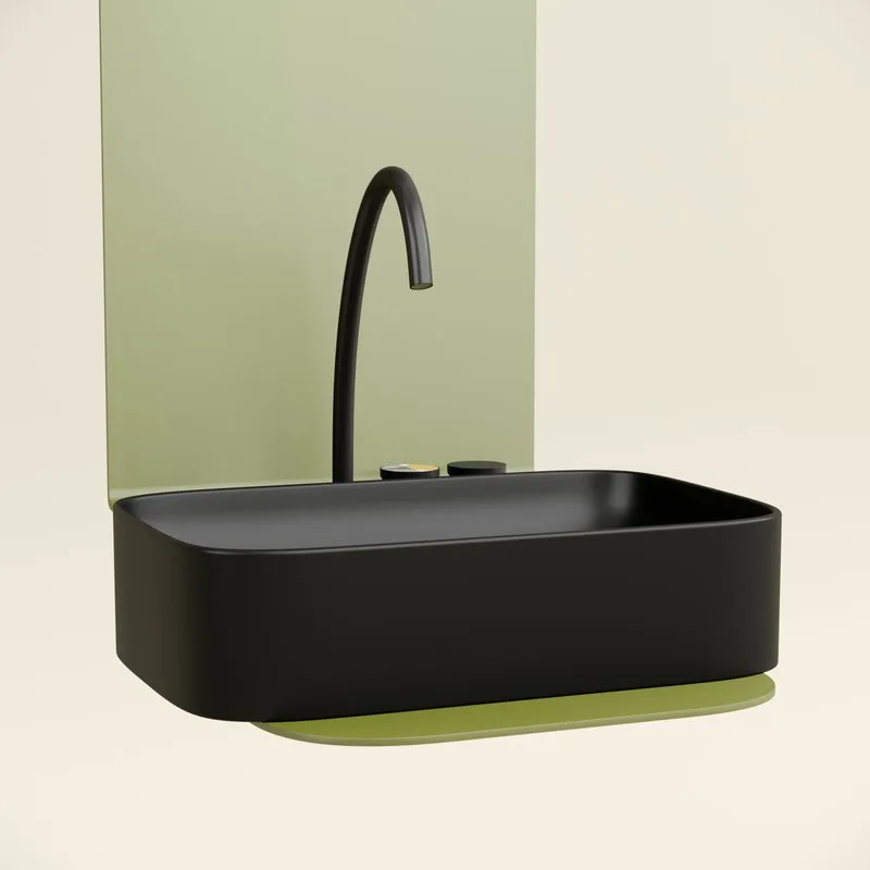 Раковина Ceramicanova Element CN6053MB черная матовая Sancos — официальный сайт