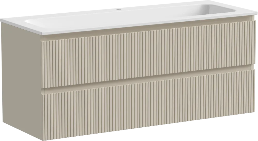 Тумба с раковиной Sancos Snob T 120 см, beige soft, раковина CN7017 Sancos — официальный сайт