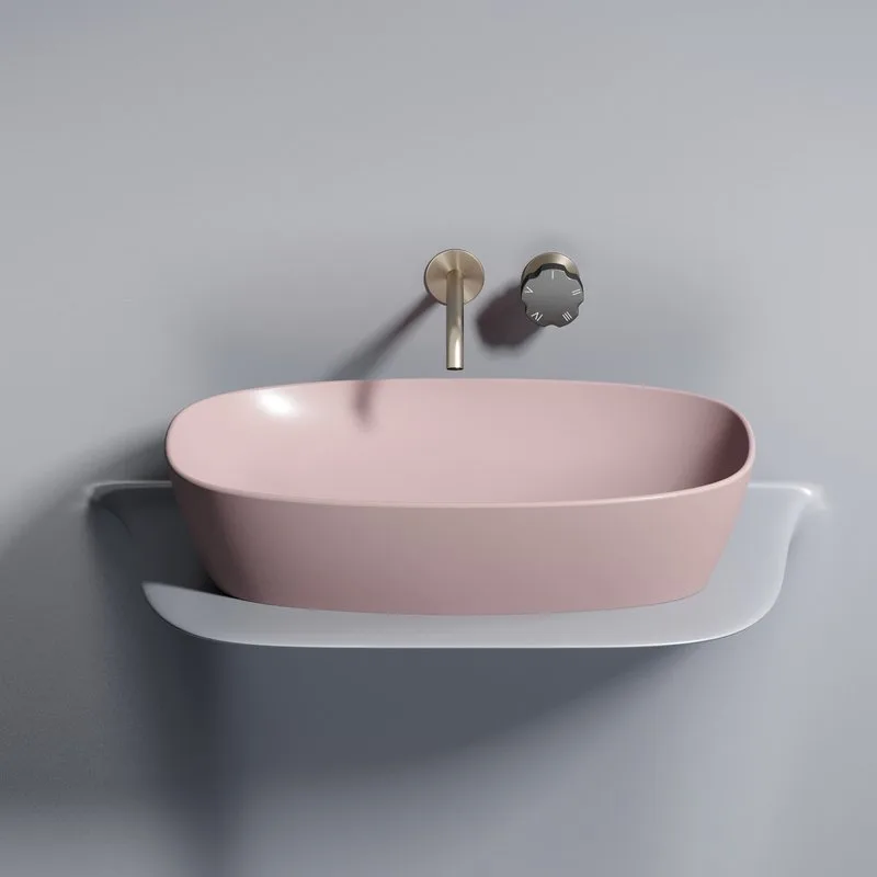 Раковина Ceramicanova Element CN6049MP розовая матовая Sancos — официальный сайт