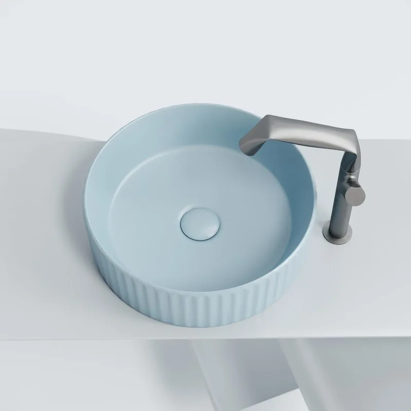 Раковина Ceramicanova Element CN6057ML голубой матовый Sancos — официальный сайт