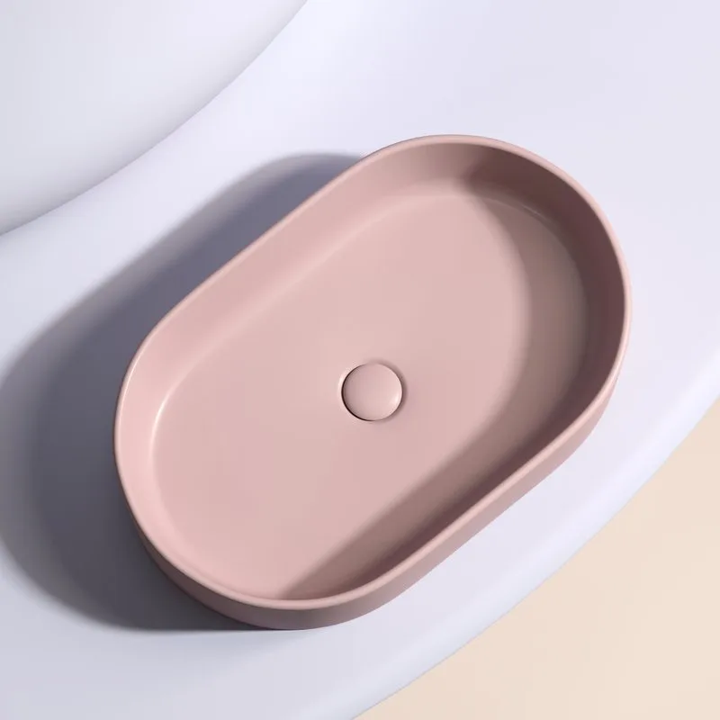 Раковина Ceramicanova Element CN6048MP розовая матовая Sancos — официальный сайт