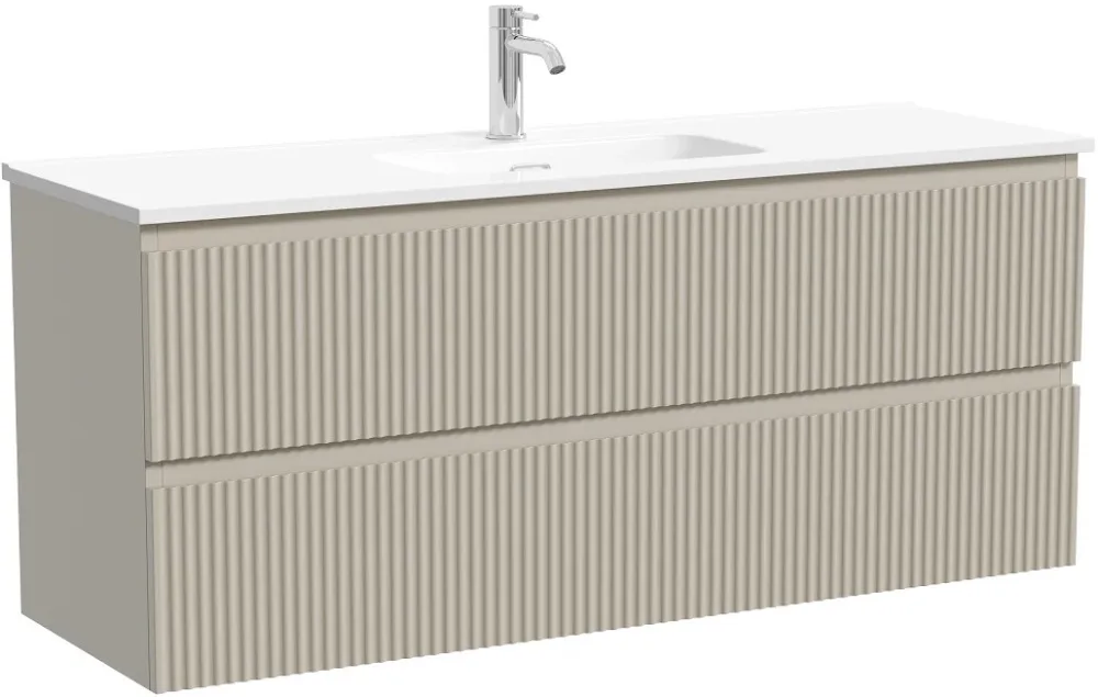 Тумба под раковину Sancos Snob R 120 подвесная Beige soft (капучино), SNR120/39CE Sancos — официальный сайт