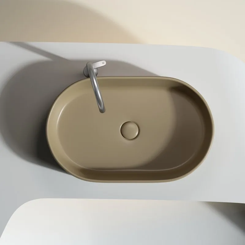 Раковина Ceramicanova Element CN6048MC капучино матовая Sancos — официальный сайт