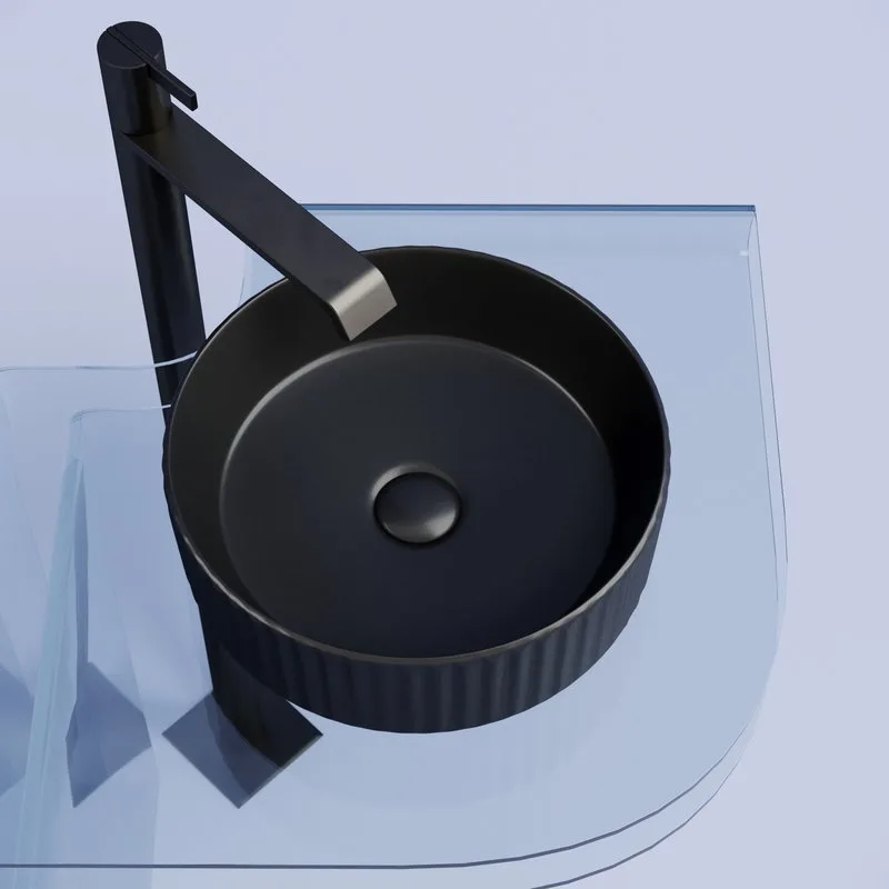 Раковина Ceramicanova Element CN6057MB черная матовая Sancos — официальный сайт