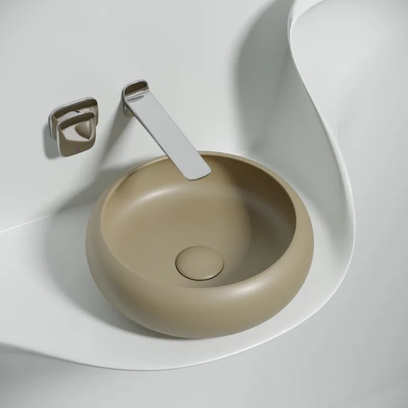 Раковина Ceramicanova Element CN6050MC капучино матовая Sancos — официальный сайт
