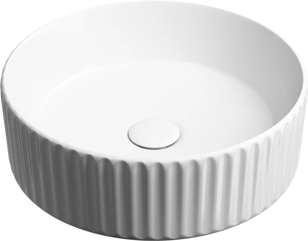 Накладная раковина Ceramicanova Element CN6057 белая глянцевая Sancos — официальный сайт