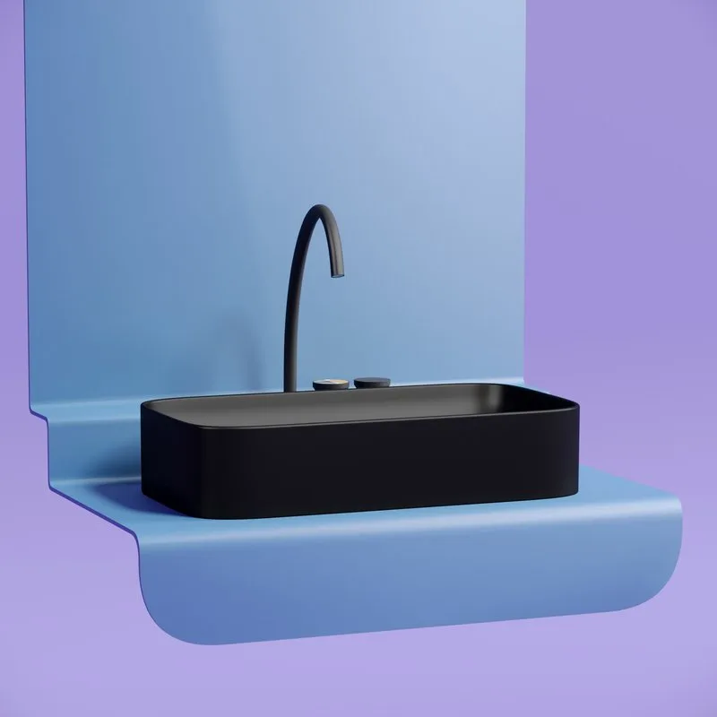 Раковина Ceramicanova Element CN6054MB черная матовая Sancos — официальный сайт