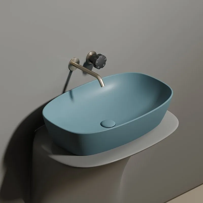 Раковина Ceramicanova Element CN6049MLG зеленая матовая Sancos — официальный сайт