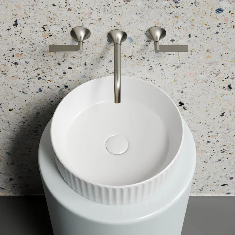 Раковина Ceramicanova Element CN6057MW белая матовая Sancos — официальный сайт