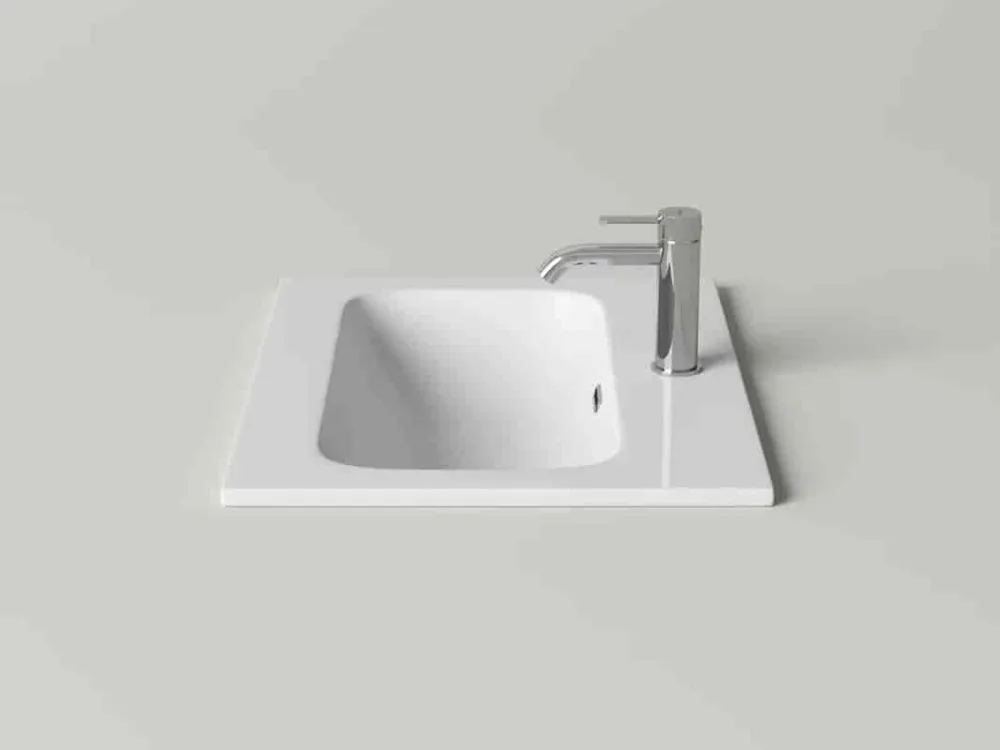 Мебельная раковина Ceramicanova Lucia CN6095, белая Sancos — официальный сайт