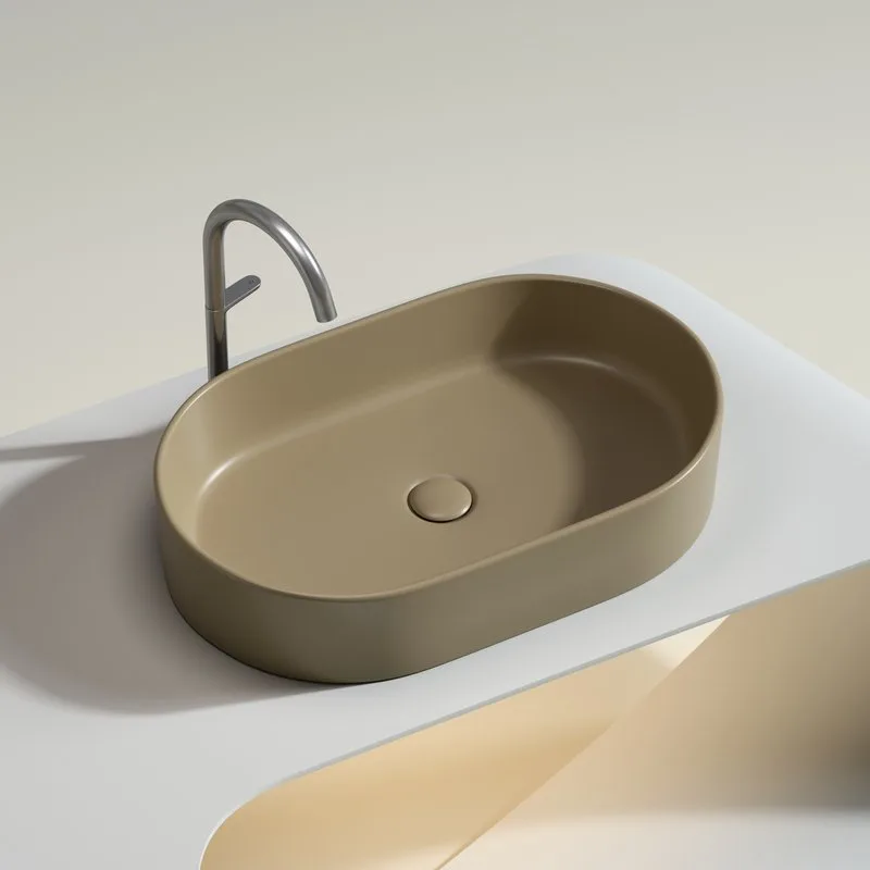 Раковина Ceramicanova Element CN6048MC капучино матовая Sancos — официальный сайт
