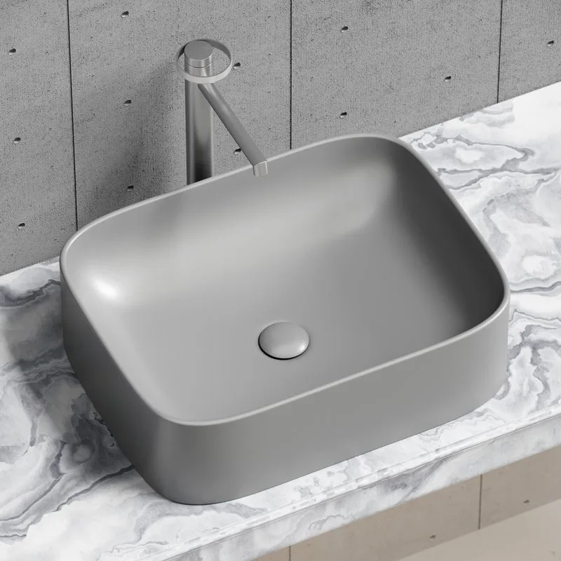 Раковина Ceramicanova Element CN6052MH антрацит матовая Sancos — официальный сайт