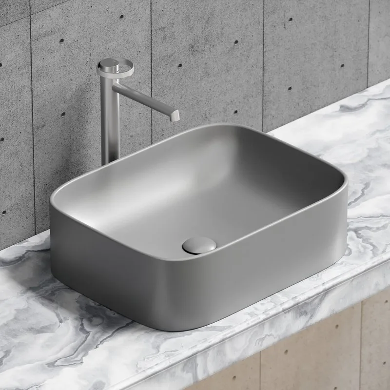 Раковина Ceramicanova Element CN6052MH антрацит матовая Sancos — официальный сайт