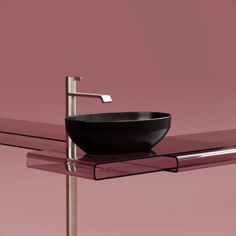 Раковина Ceramicanova Element CN6056MB черная матовая Sancos — официальный сайт