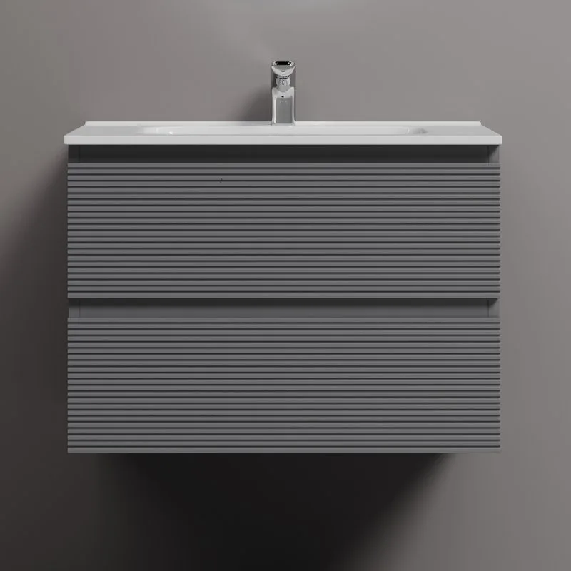 Тумба под раковину Sancos Folk 70 подвесная Grey soft (темно-серый), FL70GS Sancos — официальный сайт