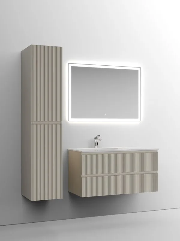 Тумба под раковину Sancos Snob T 100 подвесная Beige soft (капучино), SNT100LCE Sancos — официальный сайт