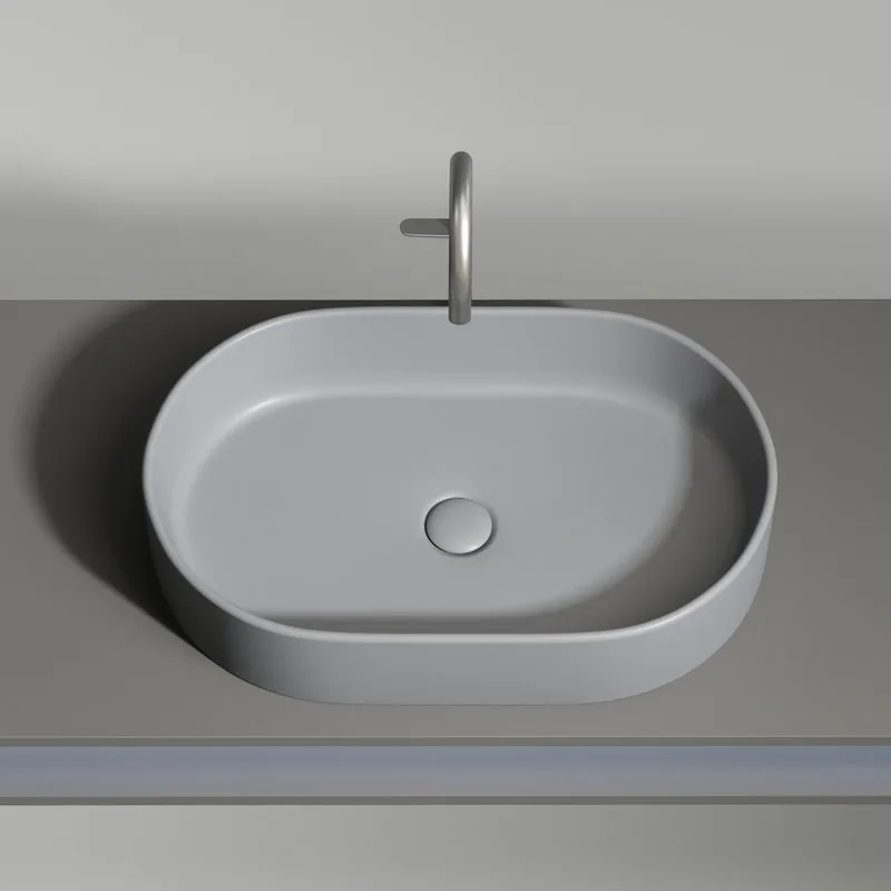 Раковина Ceramicanova Element CN6048MH антрацит матовая Sancos — официальный сайт