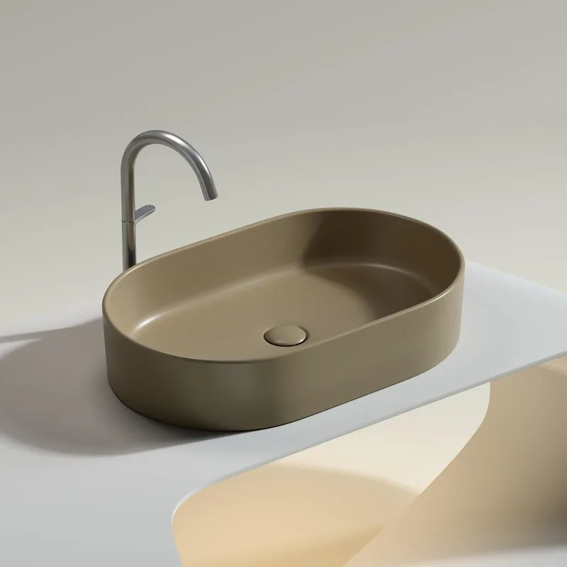 Раковина Ceramicanova Element CN6048MC капучино матовая Sancos — официальный сайт