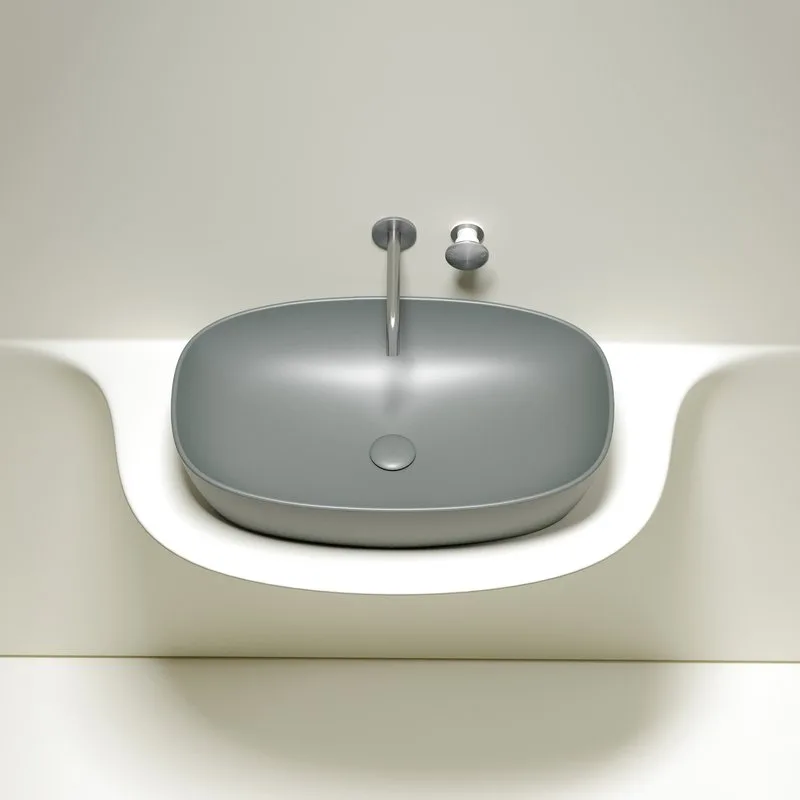 Раковина Ceramicanova Element CN6049MH антрацит матовая Sancos — официальный сайт