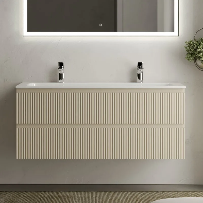 Тумба с раковиной Sancos Snob R 120 см, beige soft, раковина CN7016 Sancos — официальный сайт