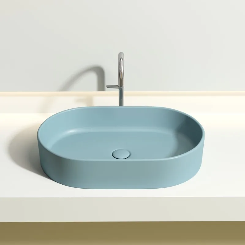 Раковина Ceramicanova Element CN6048MLG зеленая матовая Sancos — официальный сайт