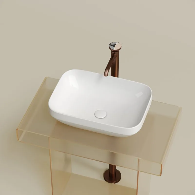 Раковина Ceramicanova Element CN6055 белая глянцевая Sancos — официальный сайт