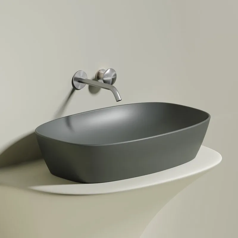 Раковина Ceramicanova Element CN6049MH антрацит матовая Sancos — официальный сайт