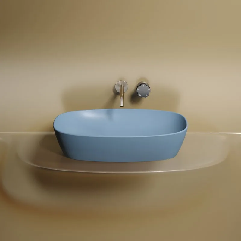 Раковина Ceramicanova Element CN6049ML голубая матовая Sancos — официальный сайт