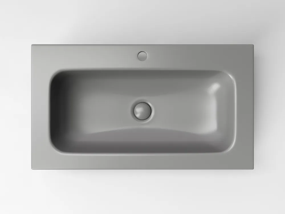 Мебельная раковина Ceramicanova Grace CN7012MH антрацит матовый Sancos — официальный сайт