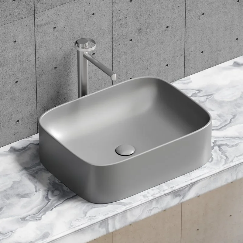 Раковина Ceramicanova Element CN6052MH антрацит матовая Sancos — официальный сайт