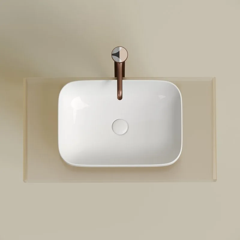 Раковина Ceramicanova Element CN6055 белая глянцевая Sancos — официальный сайт