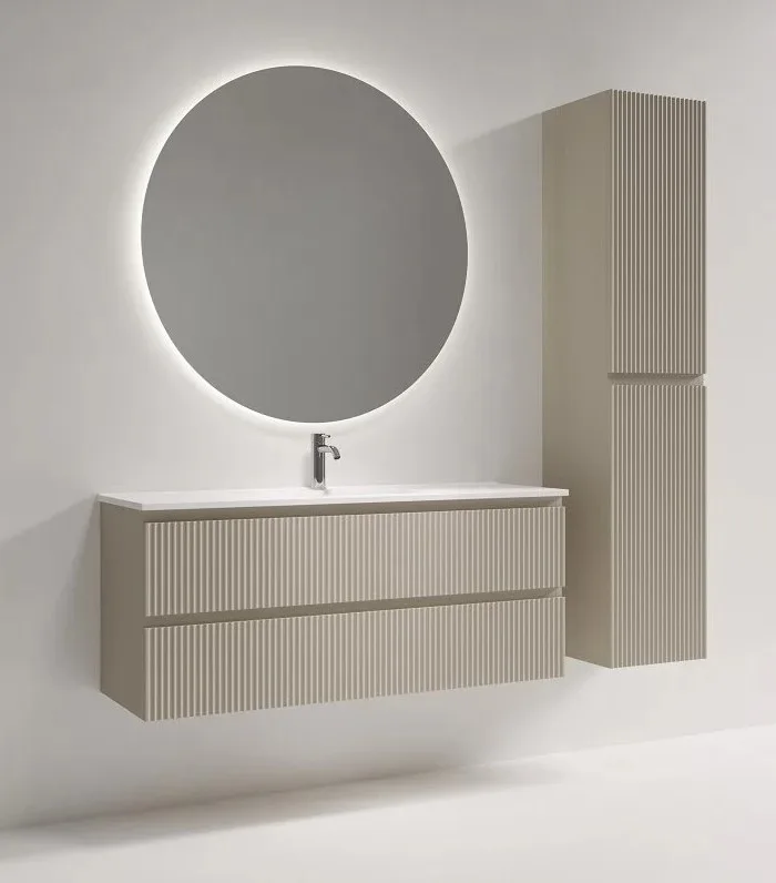 Тумба под раковину Sancos Snob R 120 подвесная Beige soft (капучино), SNR120/39CE Sancos — официальный сайт