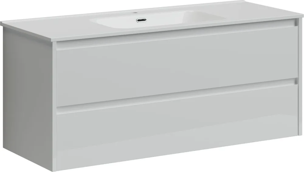 Тумба под раковину Sancos Libra 120 подвесная белый глянец, LB120-1W Sancos — официальный сайт