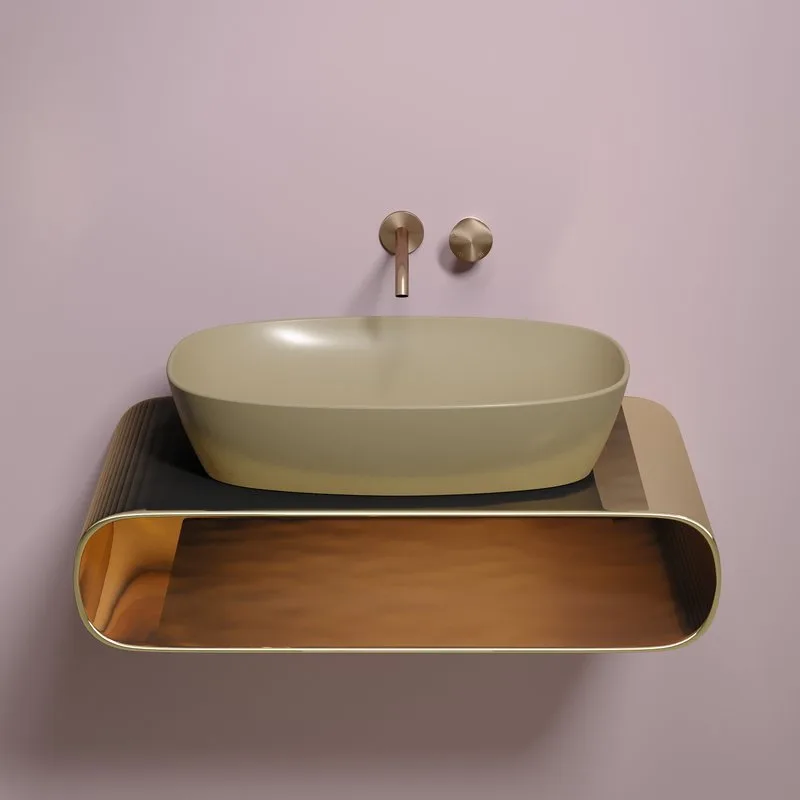 Раковина Ceramicanova Element CN6049MC капучино матовая Sancos — официальный сайт