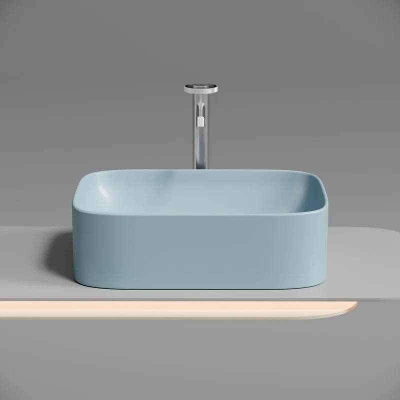Раковина Ceramicanova Element CN6052ML голубая матовая Sancos — официальный сайт