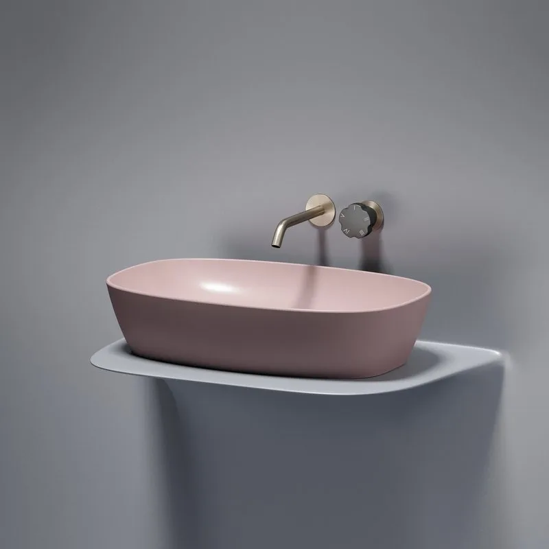 Раковина Ceramicanova Element CN6049MP розовая матовая Sancos — официальный сайт