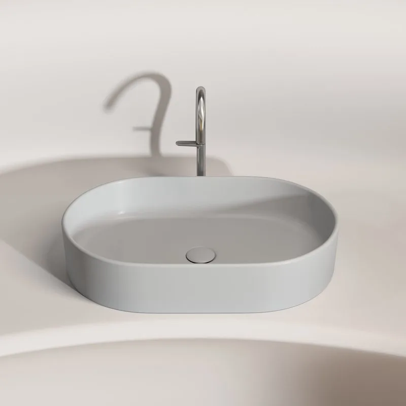 Раковина Ceramicanova Element CN6048MSG серая матовая Sancos — официальный сайт