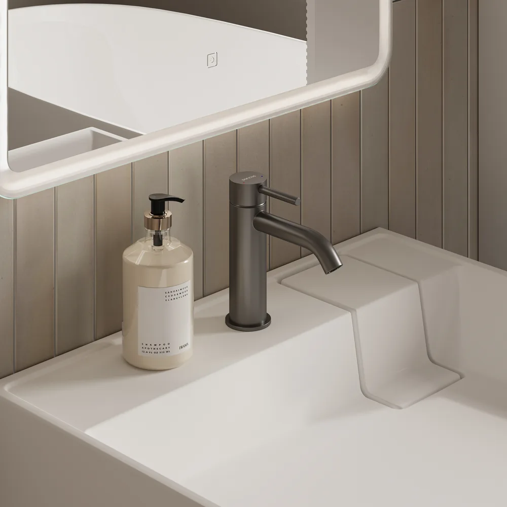 Раковина над стиральной машиной Ceramicanova Quattro CN0101,с кронштейнами, белая  Sancos — официальный сайт