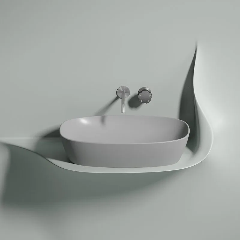 Раковина Ceramicanova Element CN6049MSG серая матовая Sancos — официальный сайт