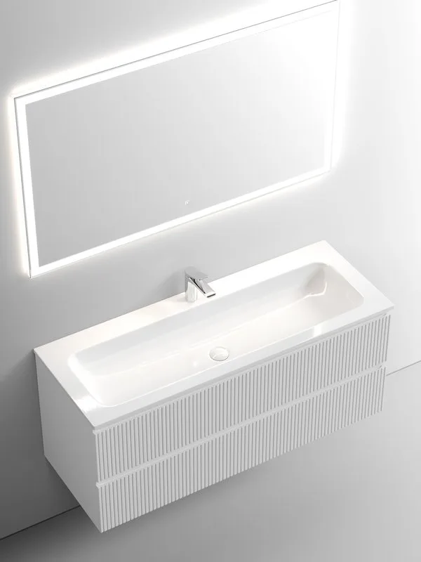 Тумба под раковину Sancos Snob T 120 подвесная Bianco (белый), SNT120W Sancos — официальный сайт
