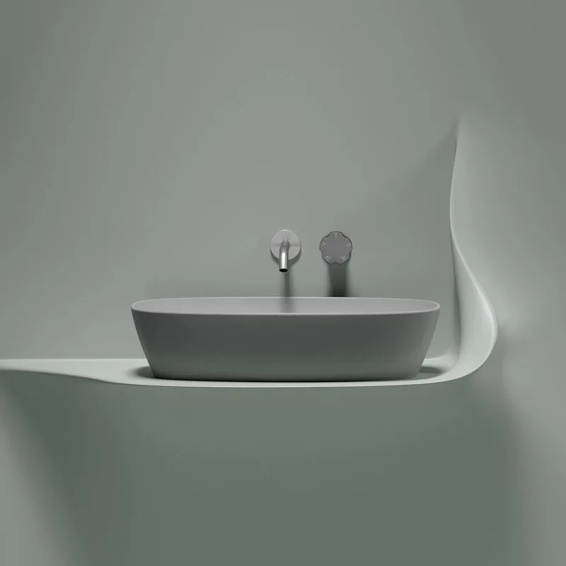 Раковина Ceramicanova Element CN6049MSG серая матовая Sancos — официальный сайт