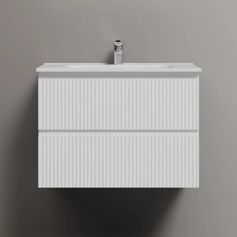 Тумба под раковину Sancos подвесная Snob R 70 Bianco SNR70W Sancos — официальный сайт