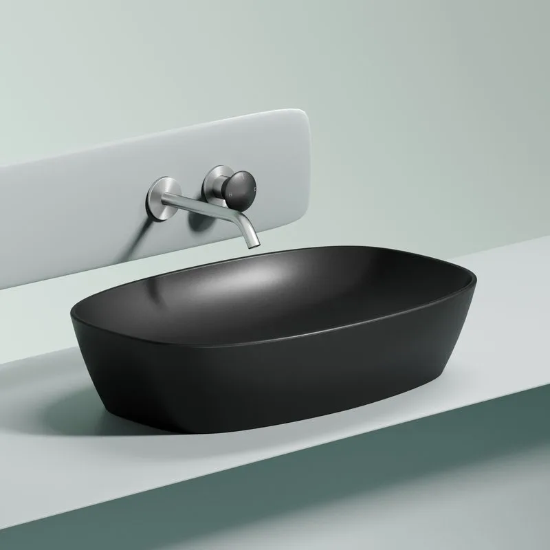 Раковина Ceramicanova Element CN6049MB черная матовая Sancos — официальный сайт