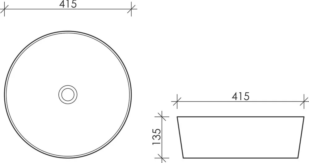 Раковина Ceramica Nova Element CN6013 Sancos — официальный сайт
