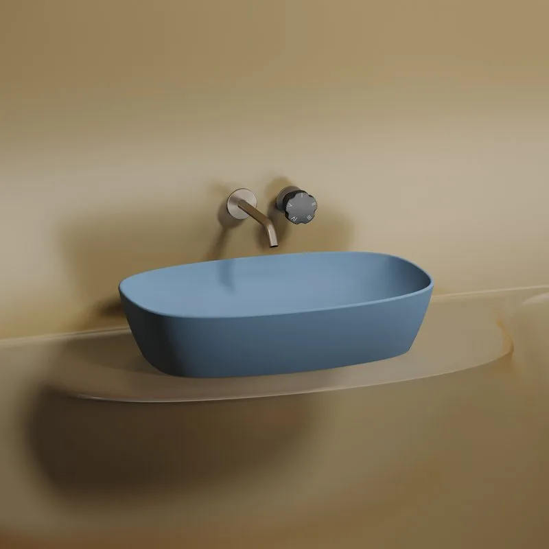 Раковина Ceramicanova Element CN6049ML голубая матовая Sancos — официальный сайт