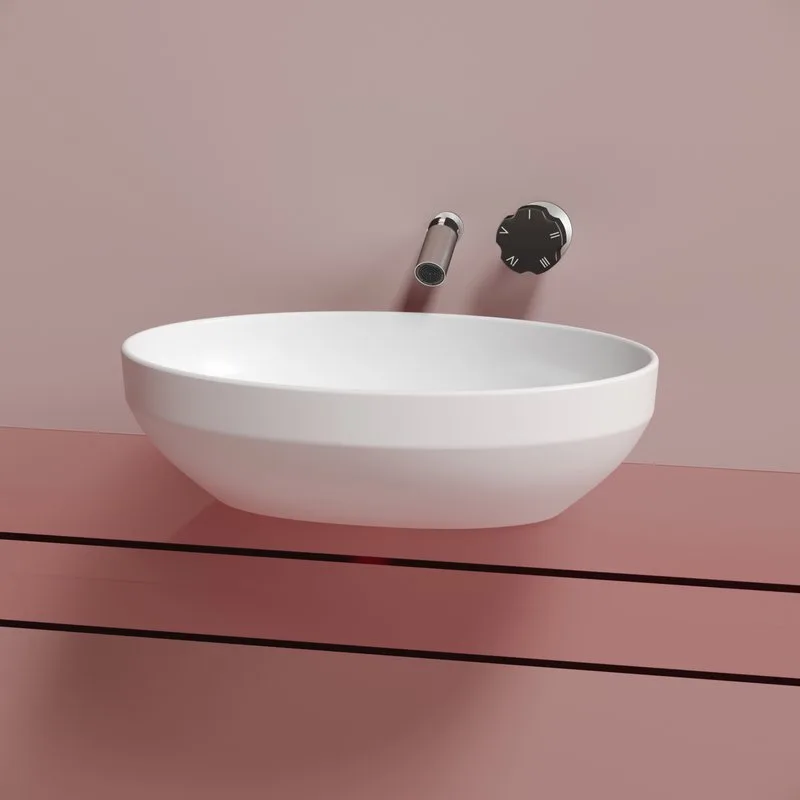 Раковина Ceramicanova Element CN6056MW белая матовая Sancos — официальный сайт